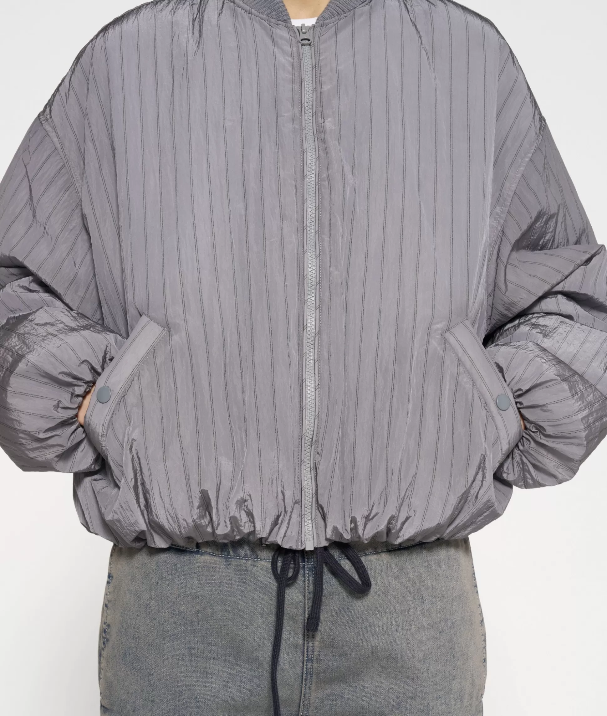 Bomber Jacket Pinstripe>10DAYS New