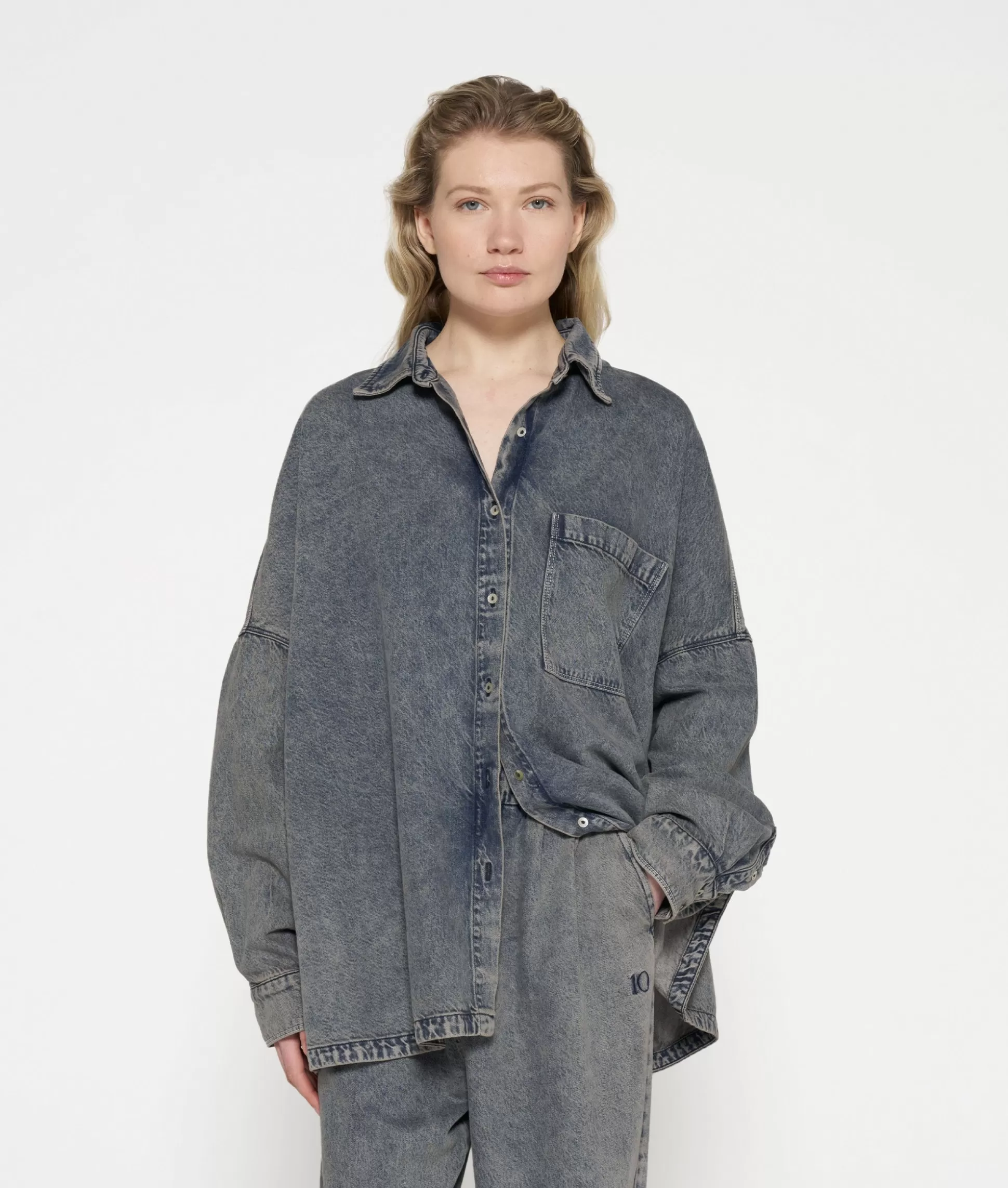 Shirt Flowy Denim>10DAYS Shop