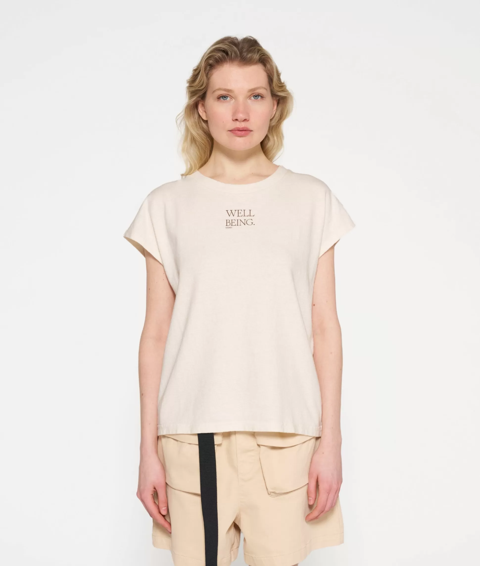 Short Sleeve Tee Linen>10DAYS Store