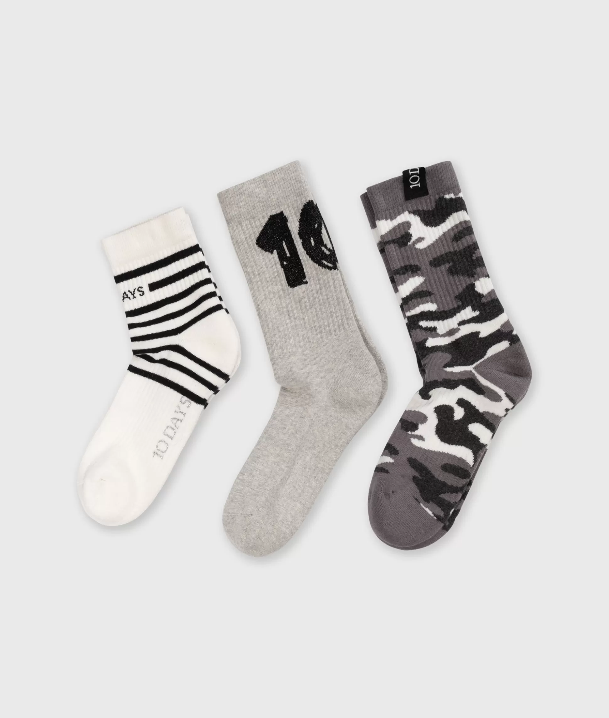 Socks 3-pack>10DAYS Hot