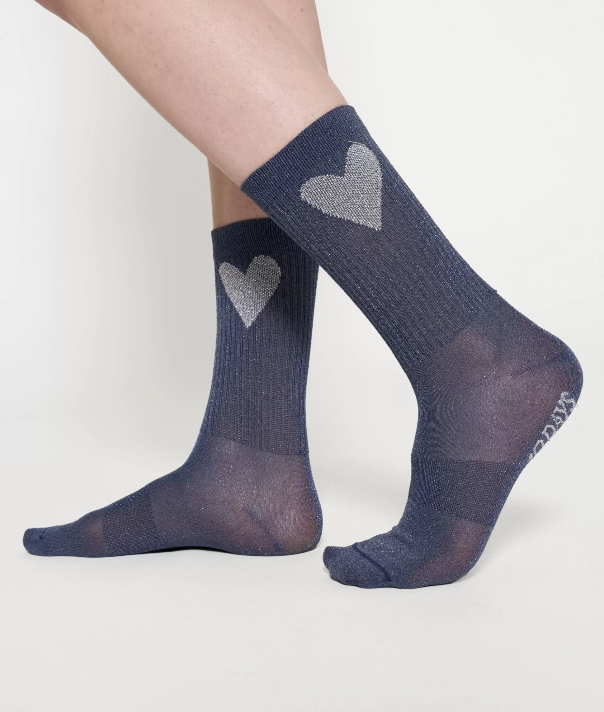 Socks Lurex Heart>10DAYS Hot