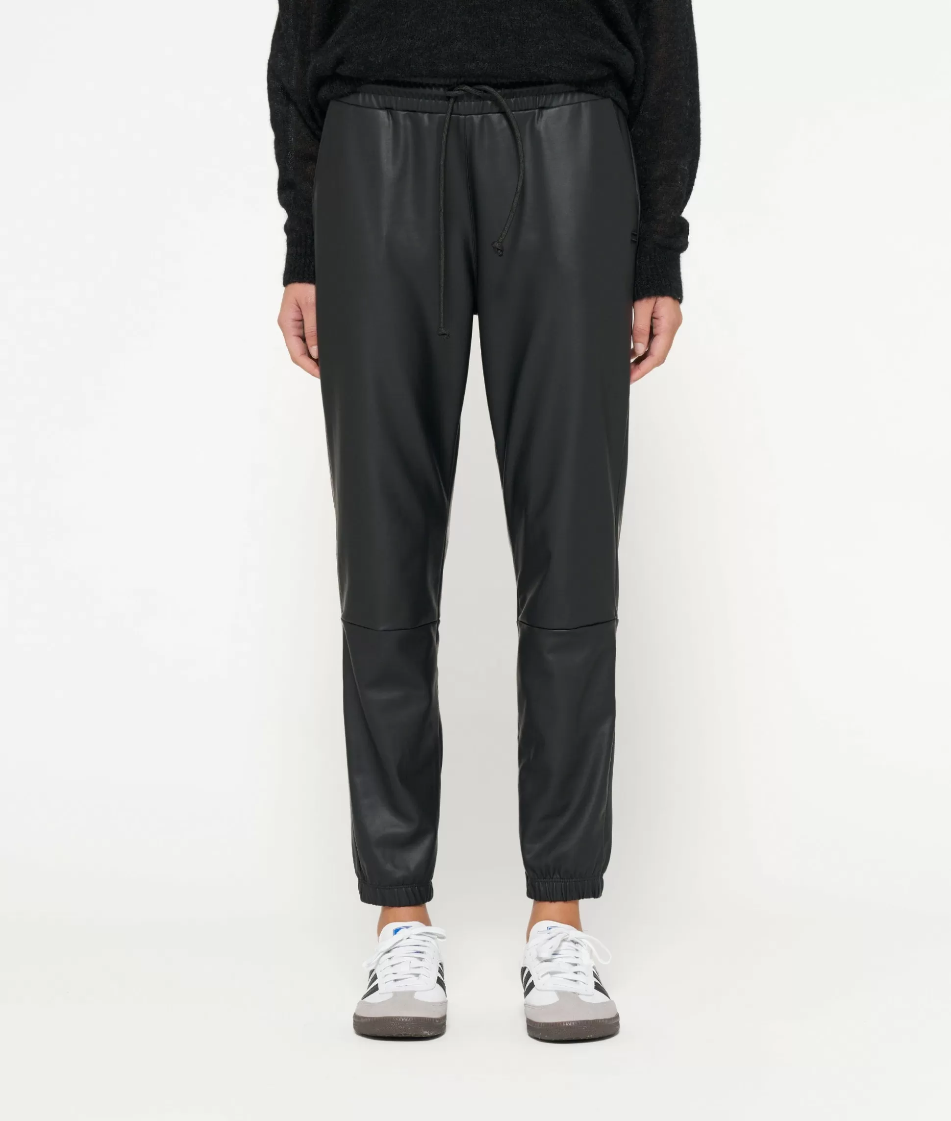 THE LEATHERLOOK CROPPED JOGGER>10DAYS Best Sale