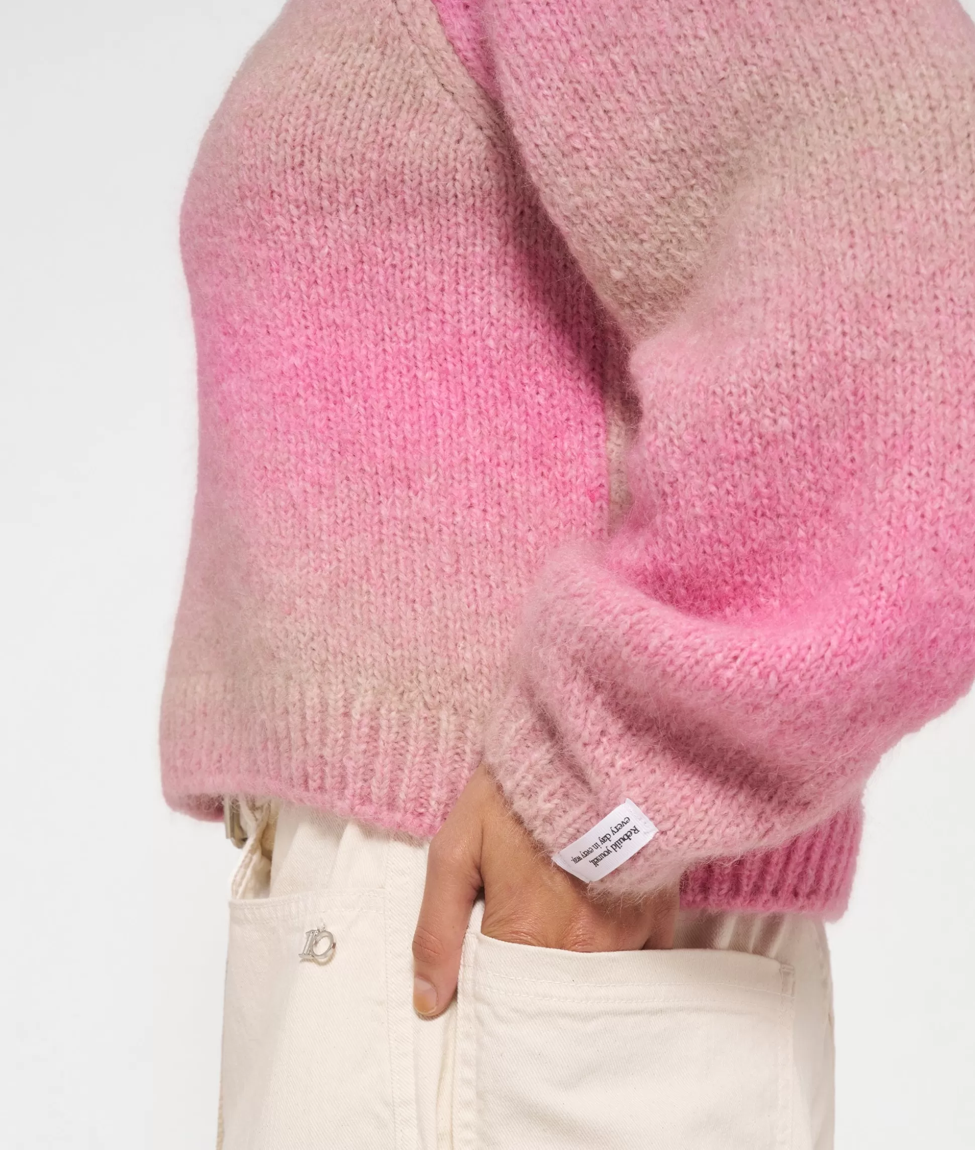 V-neck Sweater Gradient Knit>10DAYS Discount